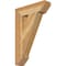Ekena Millwork Traditional Slat Rough Sawn Bracket, Western Red Cedar, 4"W x 16"D x 24"H BKT04X16X24TRA06RWR - alternate 1